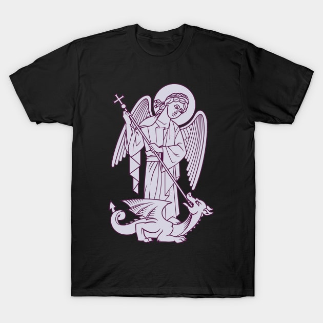 Michael the Archangel T-Shirt by World upside down